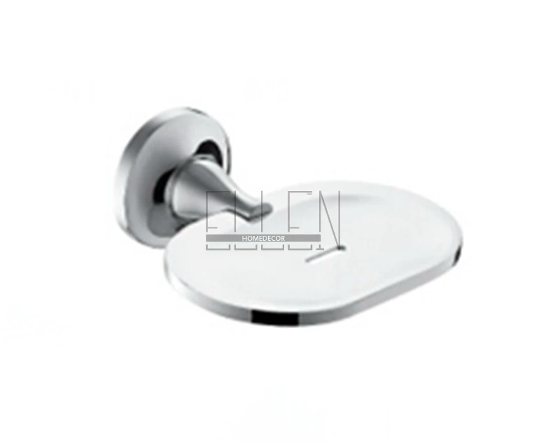 Vidric Bathroom soap dish wall mounted soap holder chrome finish soap base in the bathroom EL7311