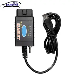 Hot Selling ELM327 USB V1.5 FTDI/CH340 PIC18F25K80 with switch OBD2 Car Auto Diagnostic Tool elm 327 HS CAN /MS CAN