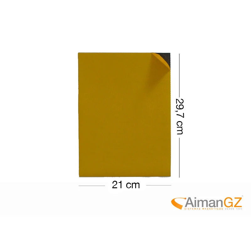 5 sheets IMAN size A4 FLEXIBLE with adhesive thickness 0,9MM