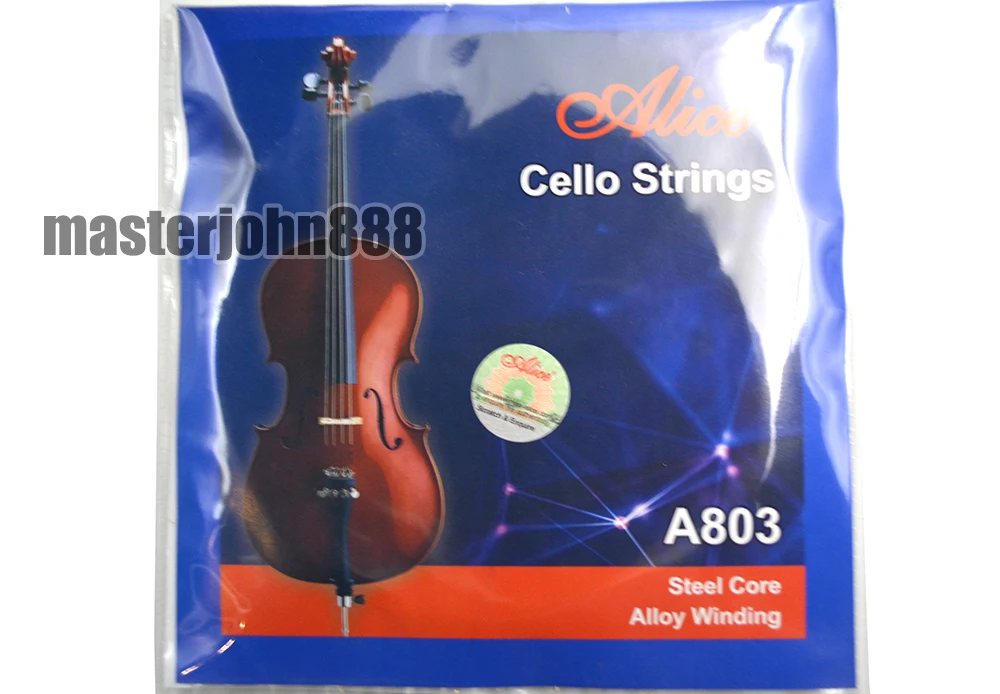 

Alice A803 Cello Strings Steel Core&Alloy Winding 1st-4th Strings Free Shippng