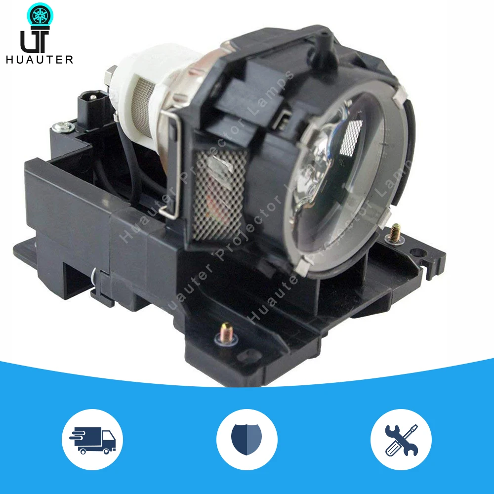 DT00771 Replacement Projector Bulb for Hitachi CP-X505/CP-X505W/CP-X600/CP-X605/CP-X608/HCP-6600X/HCP-6700X/HCP-6800X/HCP-7000X