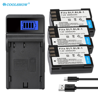 PS-BLM1 BLM 1 PS BLM1 Battery for Olympus E-30 E-300 E-330 E-500 E-510 E-520 E3 C-5060 C-7070 C-8080 2000mAh Camera Batteries