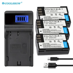 PS-BLM1 BLM 1 PS BLM1 Battery for Olympus E-30 E-300 E-330 E-500 E-510 E-520 E3 C-5060 C-7070 C-8080 2000mAh Camera Batteries