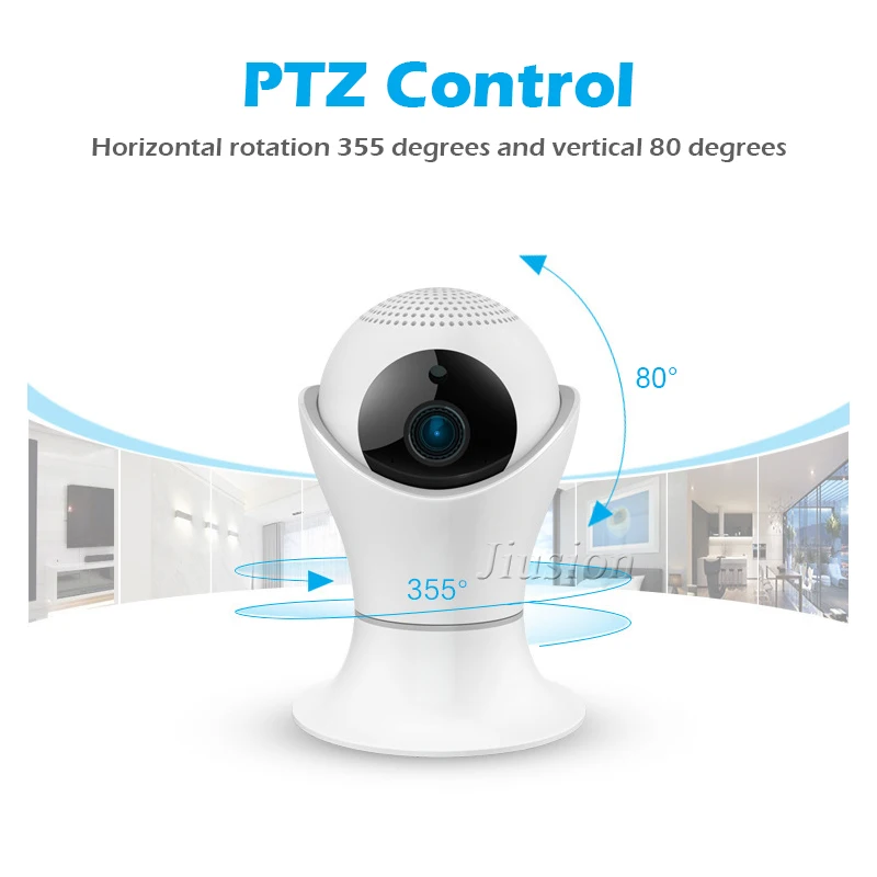MINI WiFi กล้อง 1080P Home Security Video Camara Bebe Wireless Night Vision CCTV CAM 360 Panoramic Kamera เด็ก MONITOR