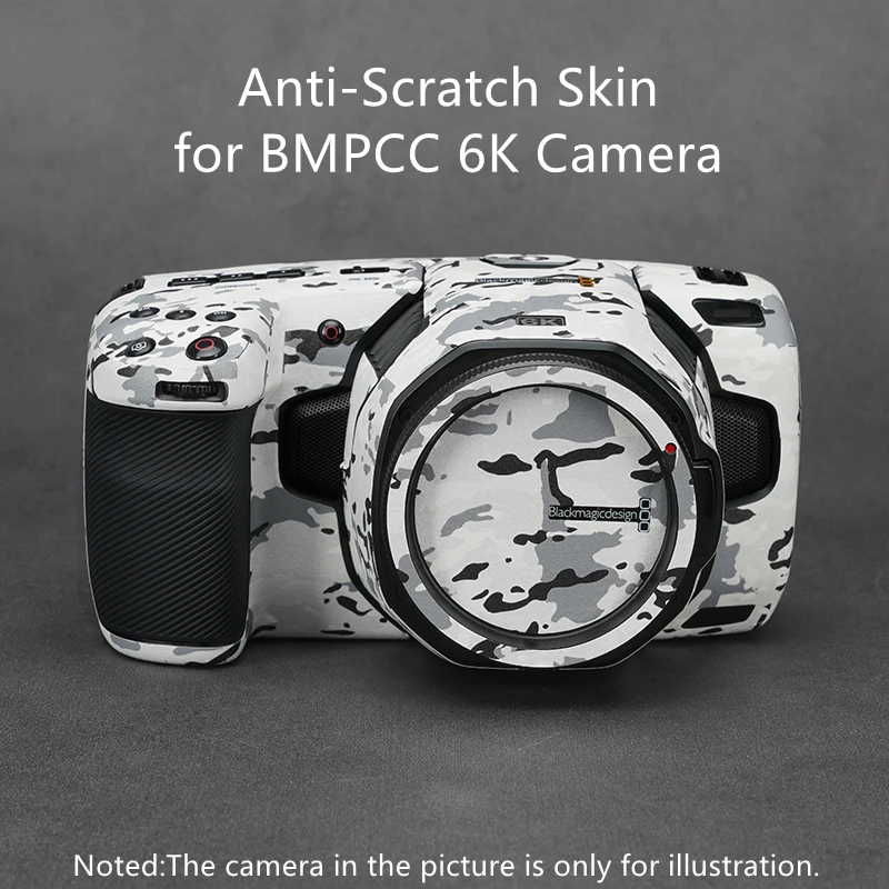 BMPCC 6K Anti-Scratch Cover Skin for Blackmagic Design Pocket Cinema Camera 6K  Skin Decal Protector 3M Vinyl Coat Wrap