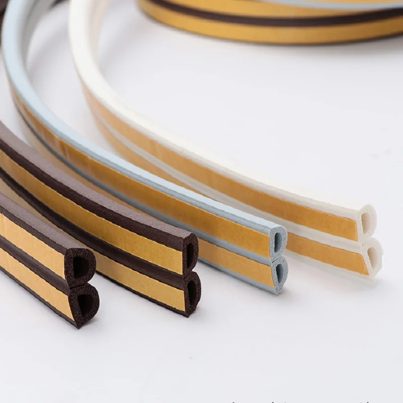 10M Type DIEP Self Adhesive Door Sealing Strips Self Adhesive Window Soundproofing  Waterproof Dustproof Sound Insulation Tools