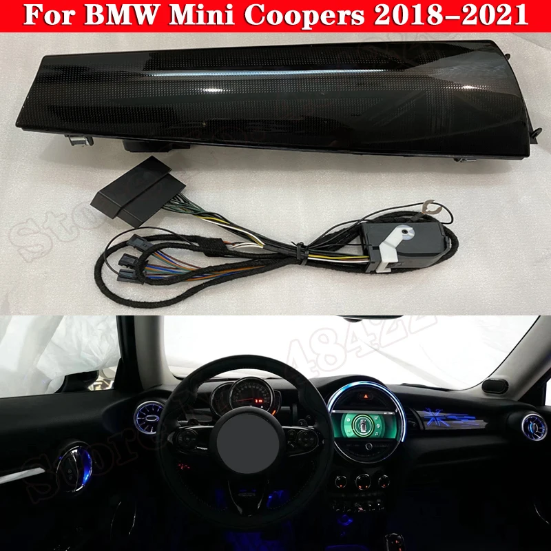 Ambient Light For BMW Mini Coopers 2015-2022 LED  Decorative Dashboard Luminous Nozzle Co-pilot Atmosphere Lamp 12 colors