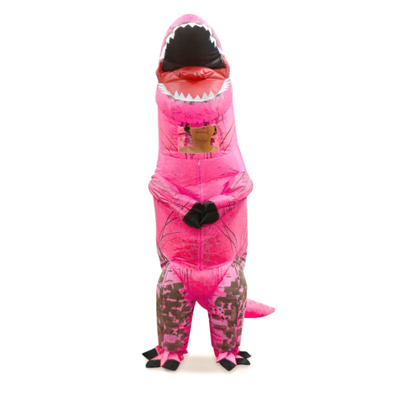 Mới Trưởng Thành Bơm Hơi Khủng Long Trang Phục T REX Đảng Lạ Mắt Đầm Linh Vật Cosplay Halloween Dành Cho Nam Nữ Kid Dino Hoạt Hình