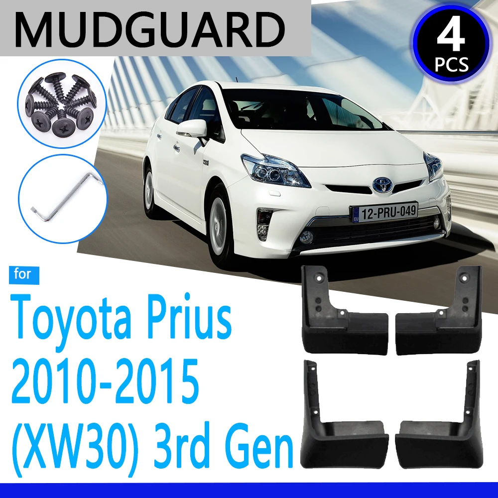 

Mudguards for Toyota Prius XW30 2010~2015 2011 2012 2013 2014 Car Accessories Mudflap Fender Auto Replacement Parts