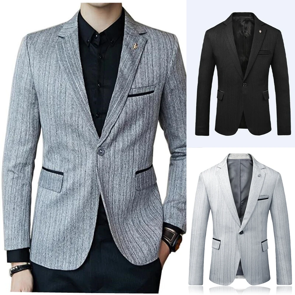 Abrigo a cuadros hecho a medida para hombre, trajes deportivos de alta calidad, Blazer con un solo botón, traje Formal para novio, boda, graduación, informal