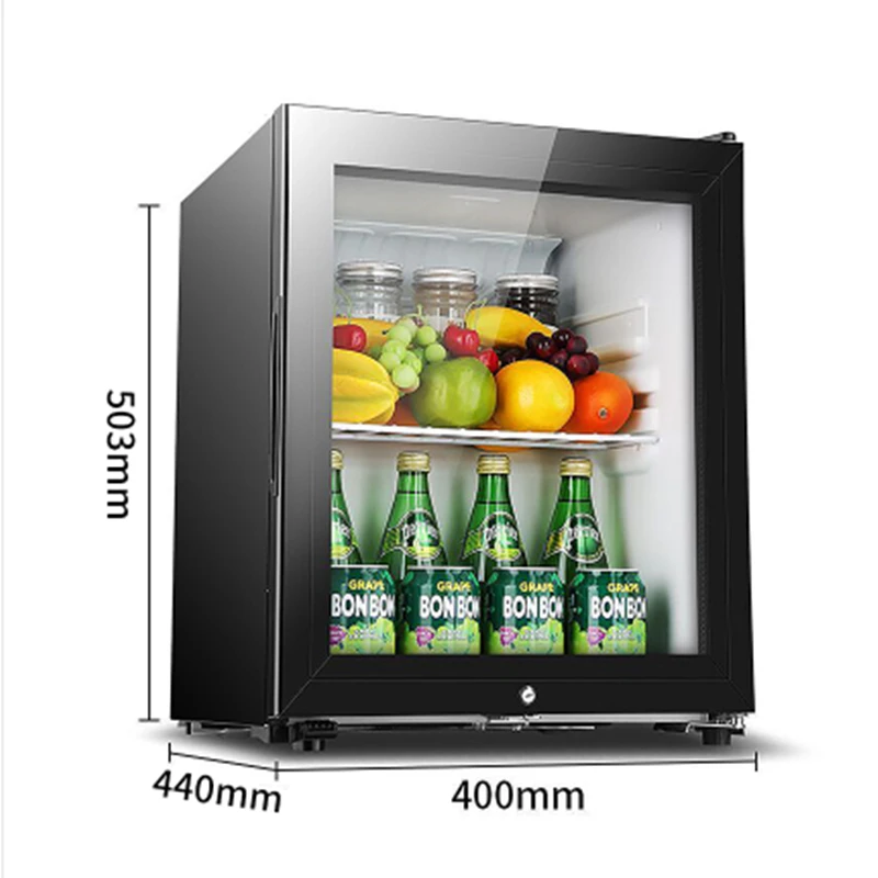 New 65L Mini single door refrigerator super capacity ice bar refrigeration micro freezing Office Hotel household exquisite 220V