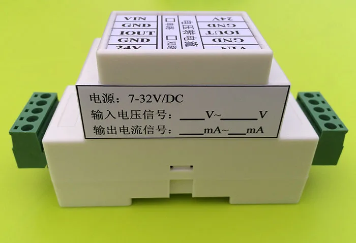Modulo da tensione a corrente conversione ingresso 0-10V uscita 4-20ma/un ingresso e un'uscita, due ingressi e due uscite