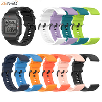 Sport Original Silicone Band For Huami Amazfit Neo Smart Watch Wristband Wrist Strap Bracelet Strap Replacement For Amazfit Neo