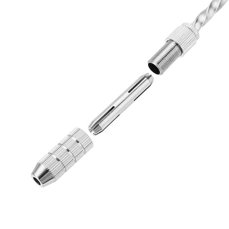 Nâng Cấp Bán Tự Động Mini Cầm Tay + Tặng 10 Chiếc Xoắn Khoan Khoan Gỗ Mô Hình Bằng Tay 0.5-3Mm bit + Tặng 2 Mặt Đôi Chuck