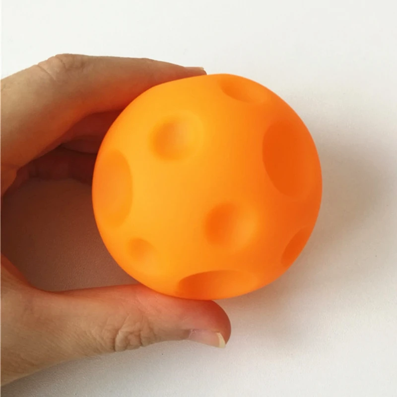 Children Rubber Ball Soft Textured Stress Ball Toy Capsule Teether Develop Baby Tactile Senses Training Massage Kids Touch Balls