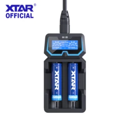 XTAR Extended X2 18650 Battery Charger Fast Charge Charging Rechargeable Li-ion Battery NI-HM NI-CD Batteries 3.6V 14500-26650