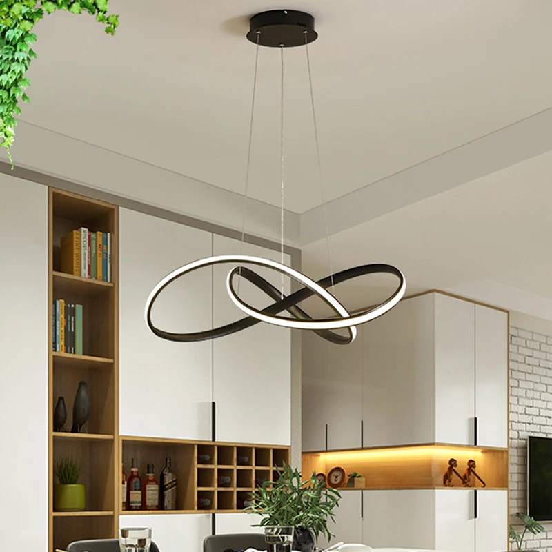 Led Chandelier Lighting for Living room Bedroom AC85-265V Modern Chandeliers Lustre Aluminum Acrylic Ceiling Chandelier Lights