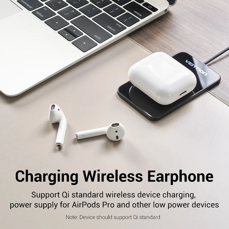 Vention 15w carregador sem fio para iphone 13 12 max almofada de carregamento sem fio para xiaomi samsung huawei airpods carregadores sem fio rápidos