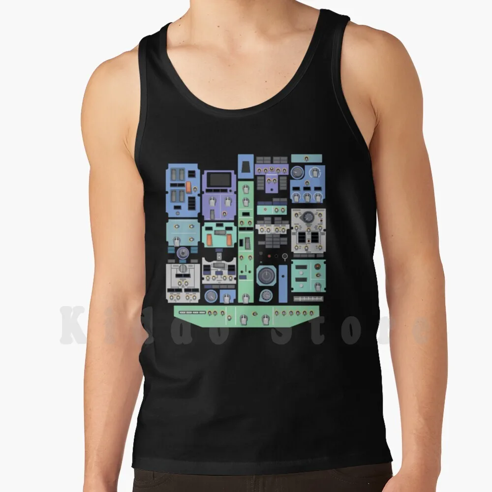 Boeing 737 Cockpit Overhead Panel Design Tank Tops Vest Sleeveless Aviation Aviation Design Aviation Flat Design