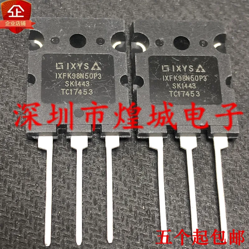 

5PCS/Lot IXFK98N50P3 ½ TO-264 500V 98A 5