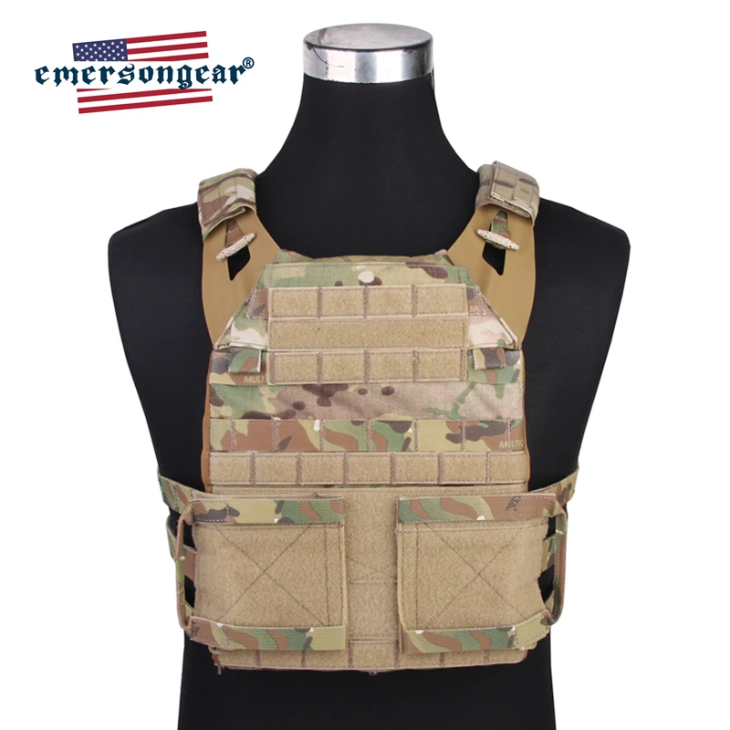 Emersongear JPC 2.0 Portador de Placa Táctico Molle Negro - imagen 5