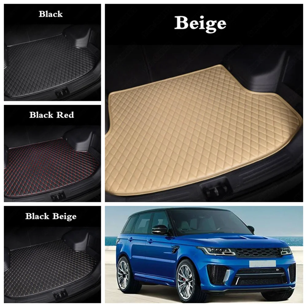 

Leather Car Cargo Trunk Boot Liners for Land Rover Range Rover Evoque Discovery LR2 LR3 LR4 Freelander Range Rover Sport Velar