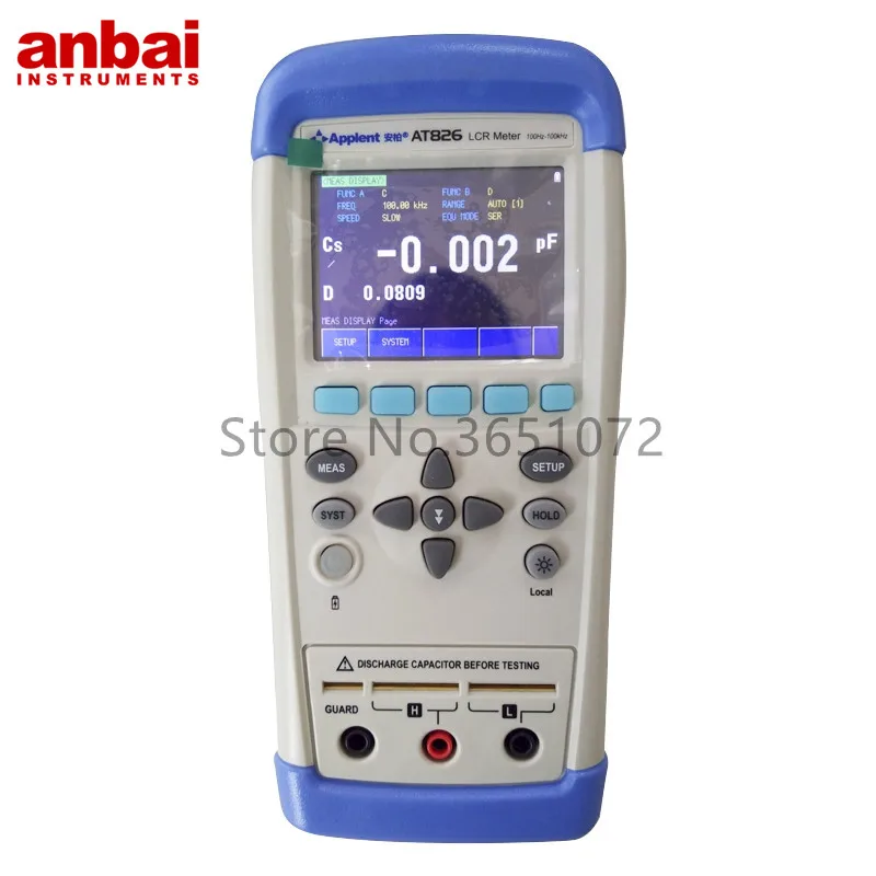 Applent AT826 Handheld LCR Meter Portable ESR Meter RLC Meter