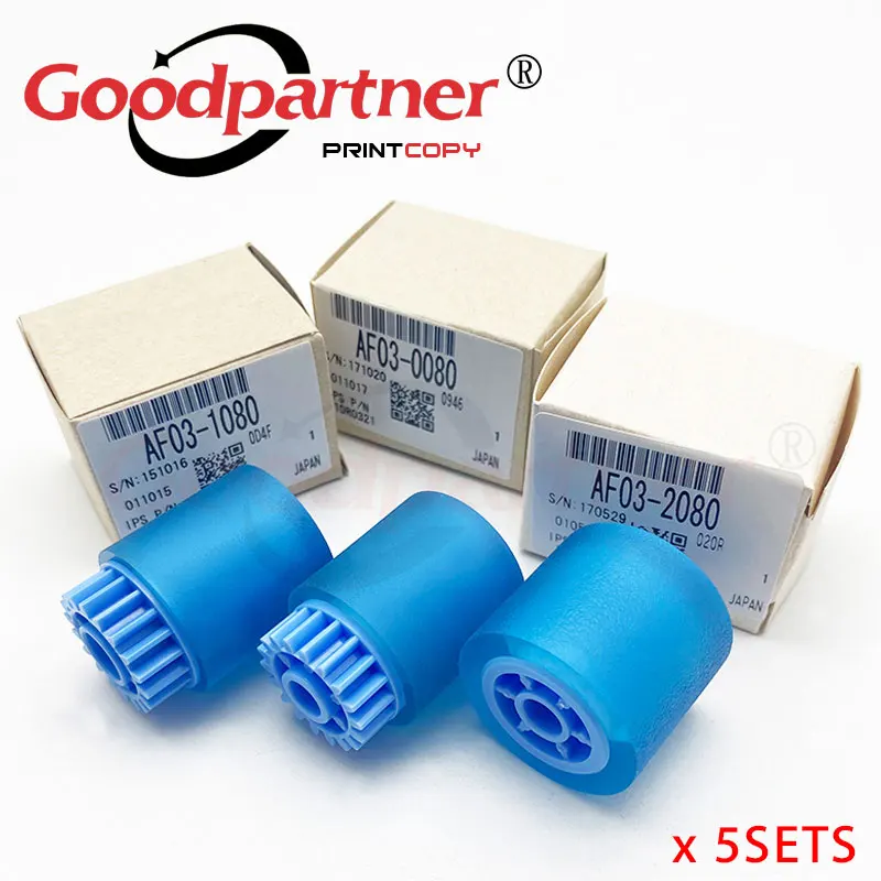 5X 2090PFK AF 030080   AF 031080   AF 032080   Rodillo de separación de alimentación de recogida para Ricoh MP 1100 1350 9000 2090 2105 1106 1107