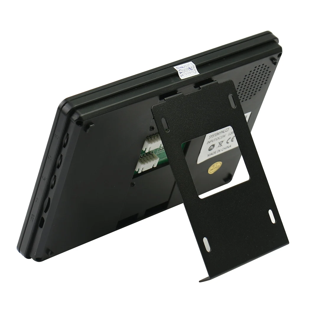 SYSD Wired 7 Inch Color Moniitor Video Door Phone Intercom System with IR Night Vision Password RFID Unlock for Apartment