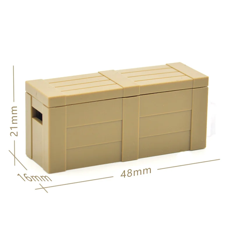 NEW Printed Ammo Weapon Crate Gun Box Building Blocks Bricks Construction Toys