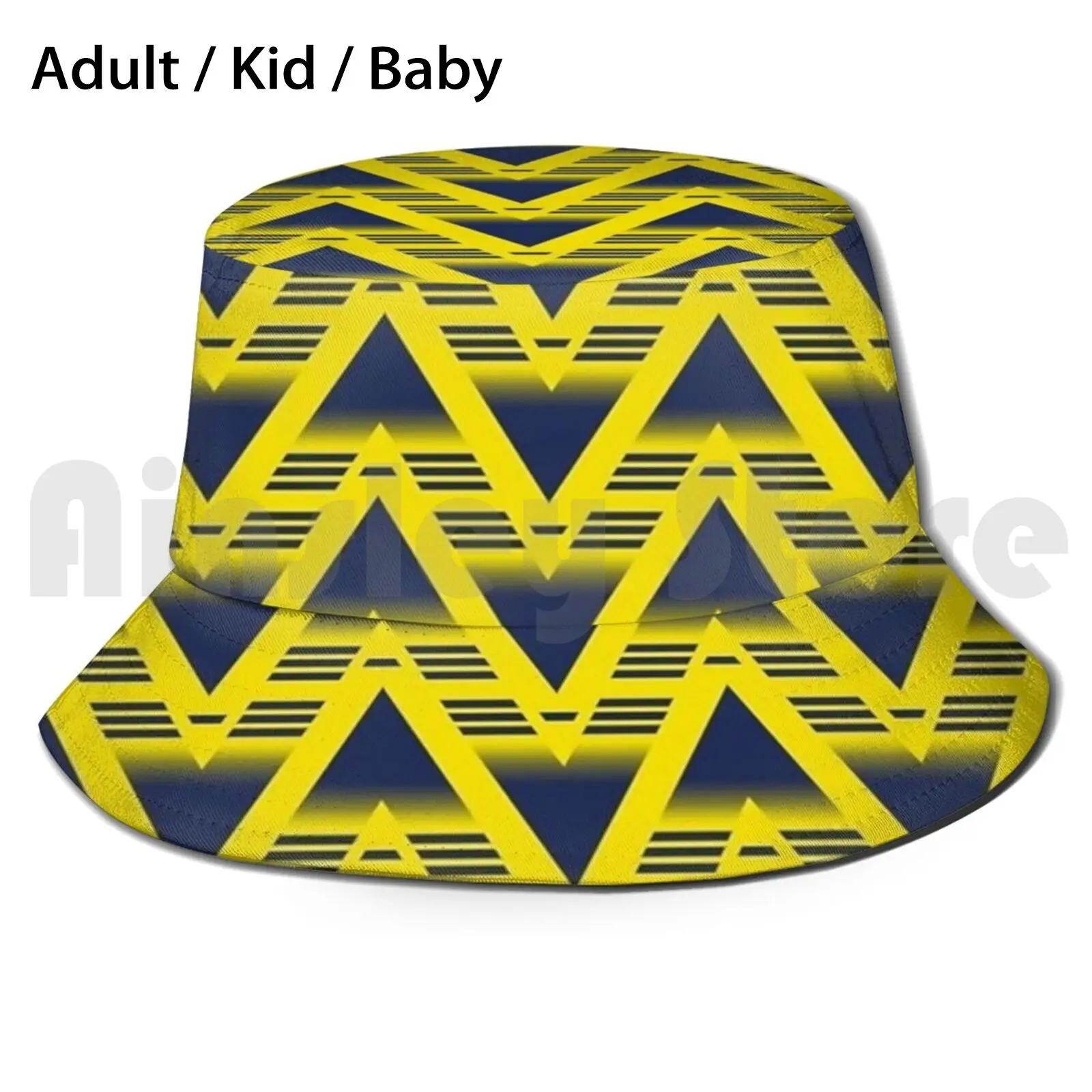 Bruised Banana Bucket Hat Adult kid baby Beach Sun Hats Retro Bruised Banana Gooners Afc