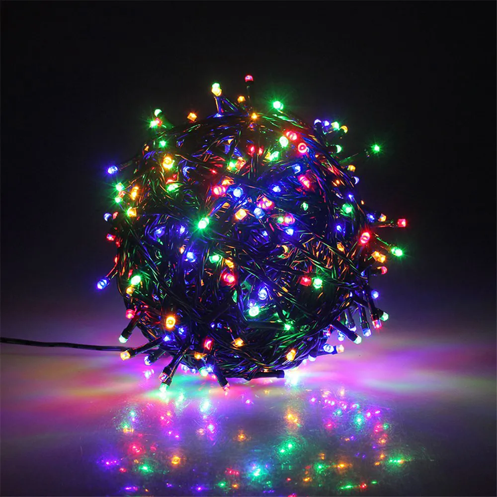 10M 20M 30M 50M 100M Waterproof LED String Lights  Outdoor Garland for Christmas Trees Xmas Party Wedding Decoration