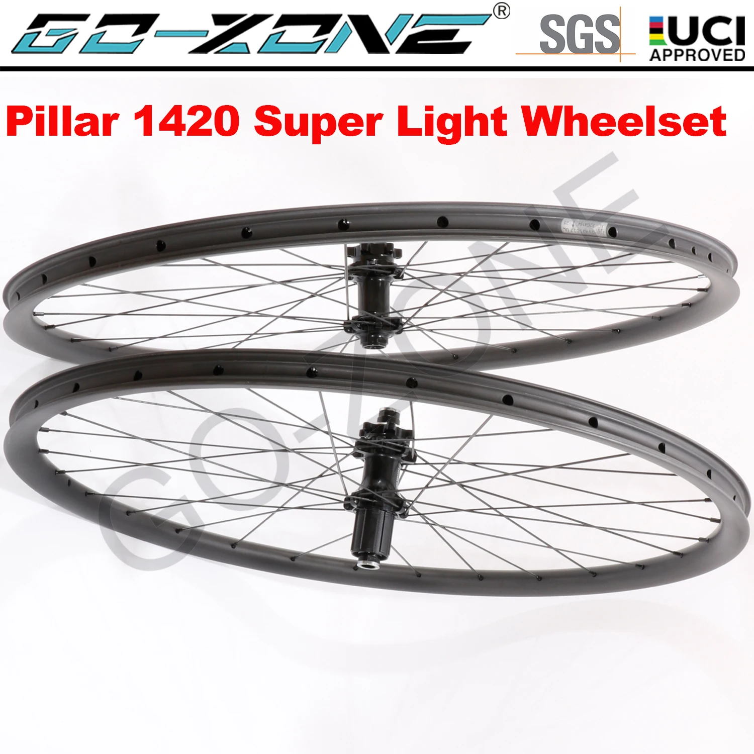 

Tubeless 29er Carbon MTB Wheels Super Light UCI Quality Fastace DA206 Pillar 1420 Thru Axle / Quick Release MTB Bicycle Wheelset