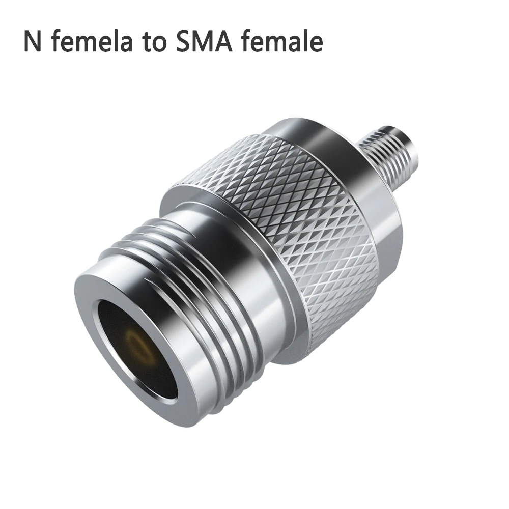 2 pcs N to SMA Adapter N male/female SMA  male/female RF Adapter for Coaxial Cable RF Coaxial Connector 50 ohm SMA Female/ Male