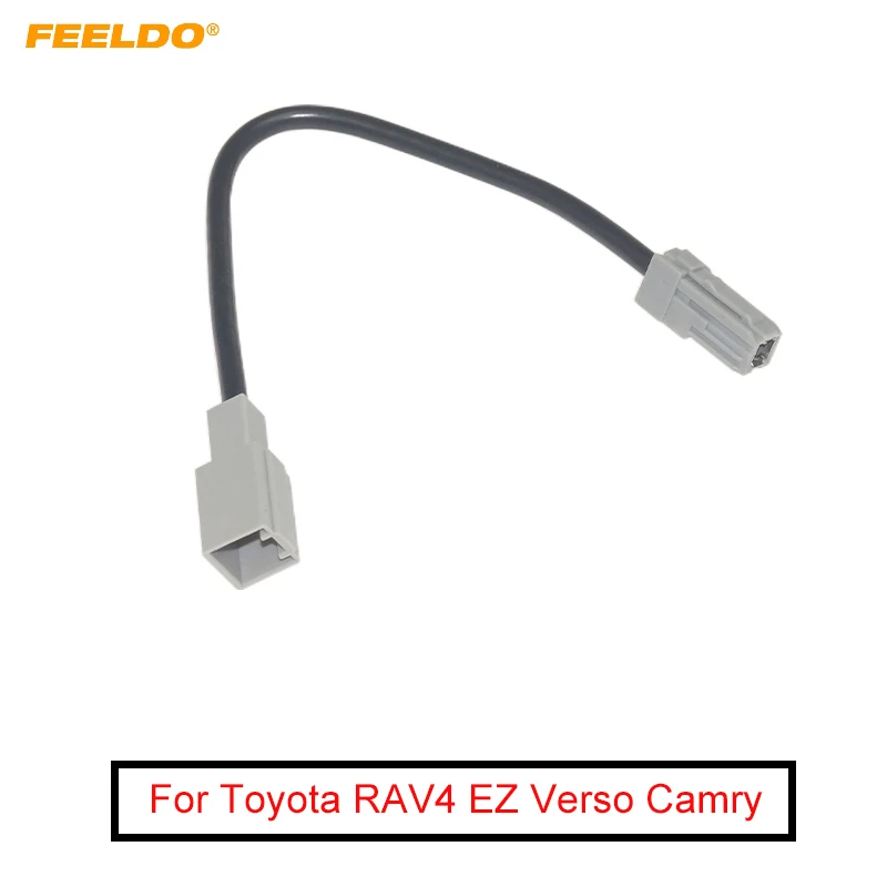 FEELDO Car Audio Input Media Data Wire Original Plug Male To Female USB Adapter For Toyota RAV4 EZ Verso Camry Cable