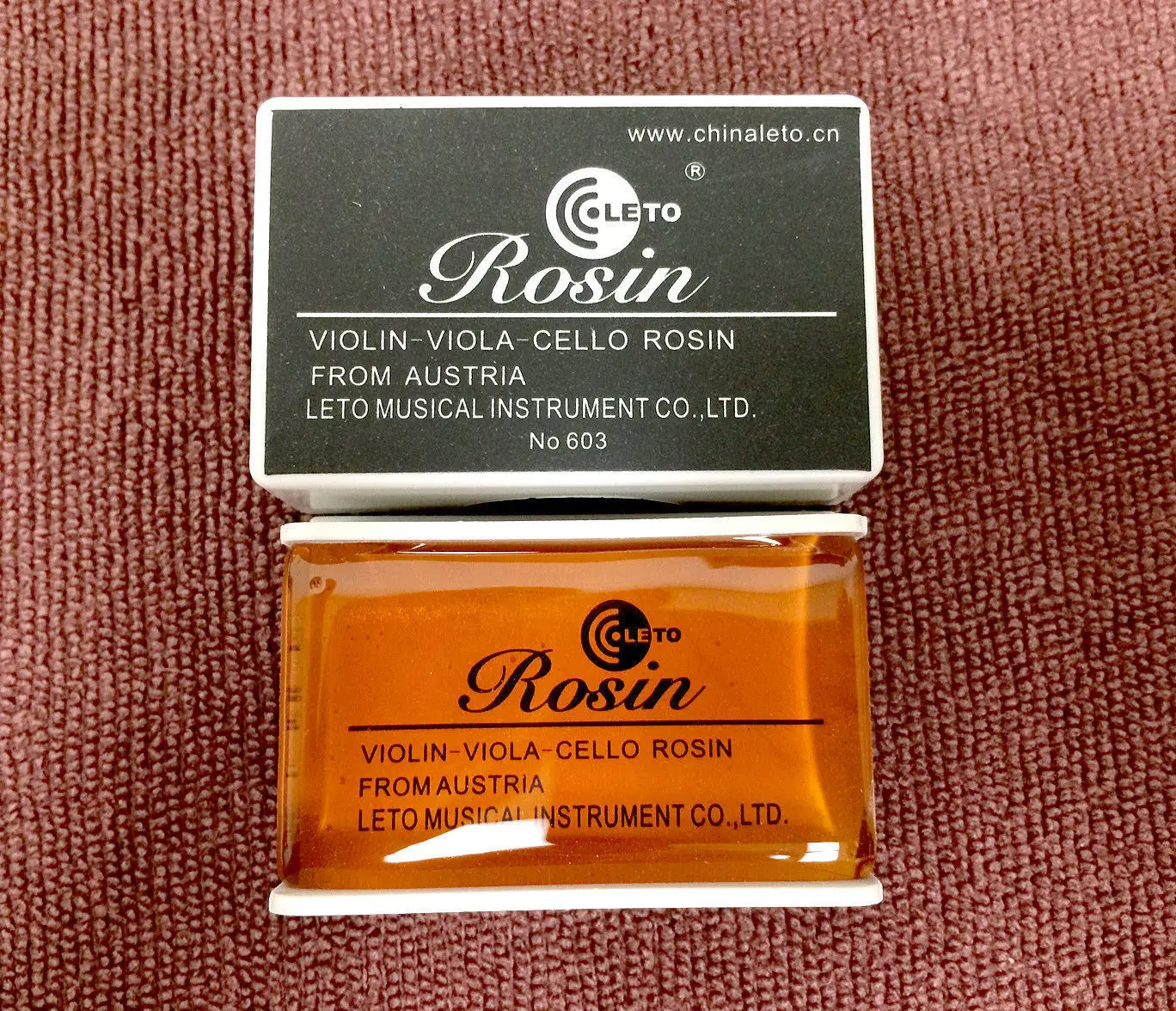 High Quality LoW Price Leto Rosin from Austria for violin viola cello 603 resin