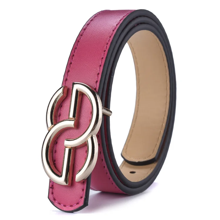 

New Children's Belts Fashion Leisure Designer Metal Buckle Children's Belt Boys Girls More Style Jeans Women's Belt 2.3cm