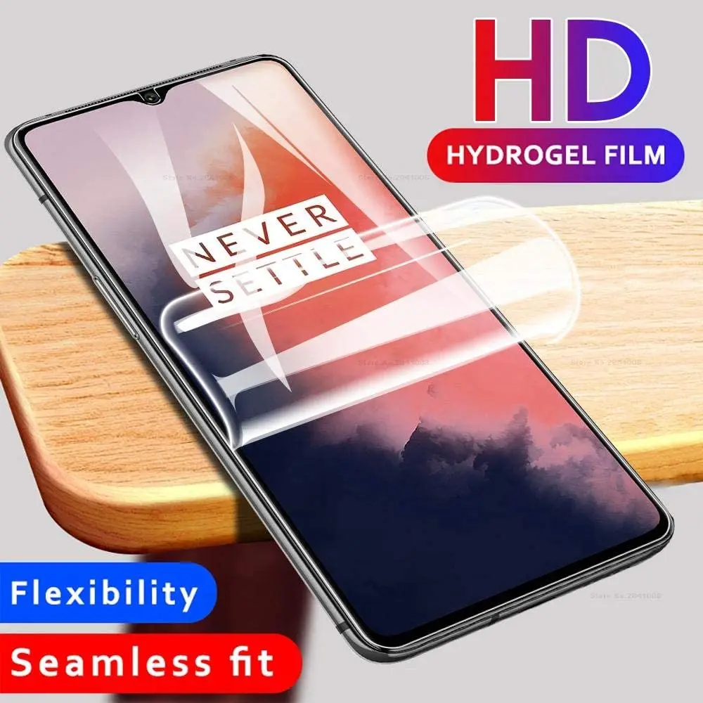 9H HD Hydrogel Film for Oneplus 6T 6 T Toughed Screen Protective for Oneplus 5T 5 T Protector Film on Oneplus 3T 3 Not Glass