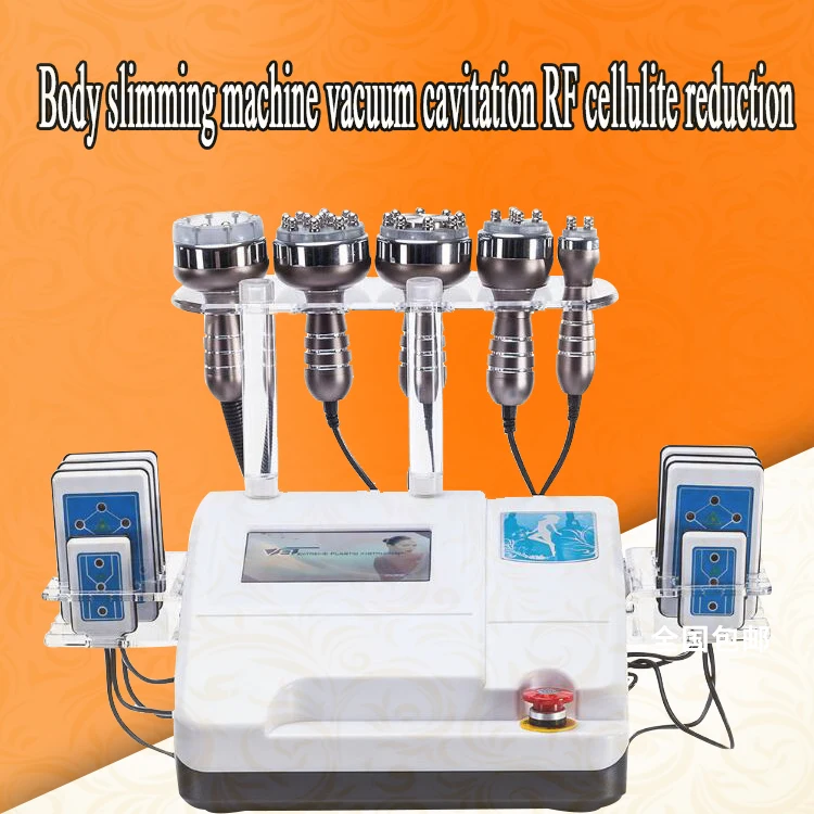 

2019 new Highest sales ！ 6in1 40K Ultrasonic Cavitation Vacuum Suction Body Beauty Machine CE