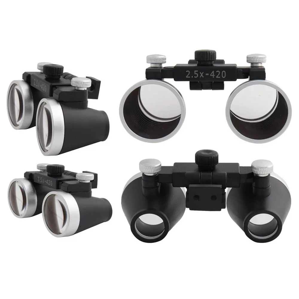 

2.5 3.5x420 Dental Loupes Lab Medical Magnifier Magnification Binocular no Frame