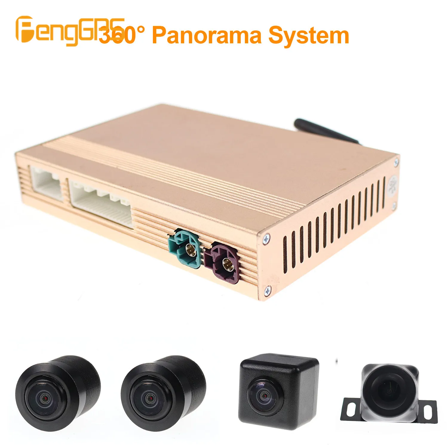 

3D HD 360 Cameras Car Surround View Monitoring System Parking Monitoring Bird View System Panoramic Camera 4 DVR HD 1080P Record