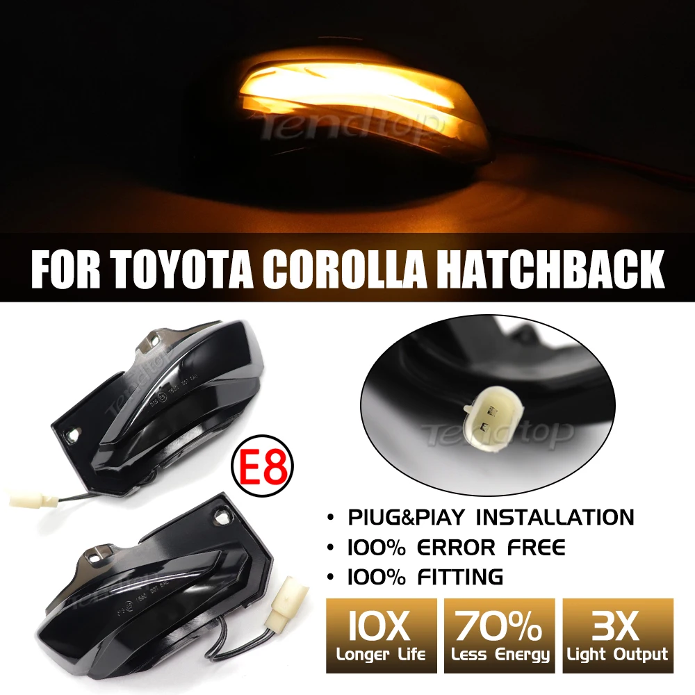 Sequential Turn Signal Light Side Fender Intermittent Mirror Lamp For Toyota Corolla Sport 2019 2020 Sienta XP170 Yaris XP210