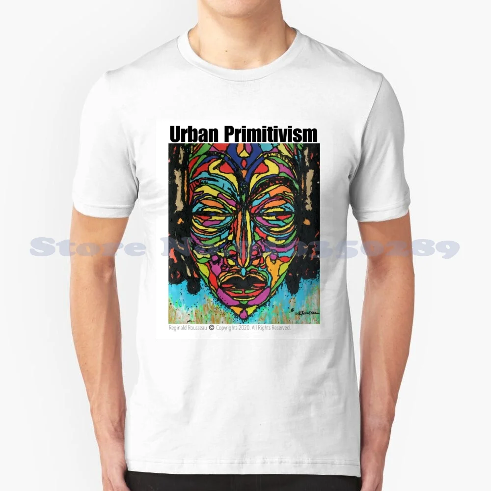 Unmasked 100% Cotton T-Shirt Expressionist Painting