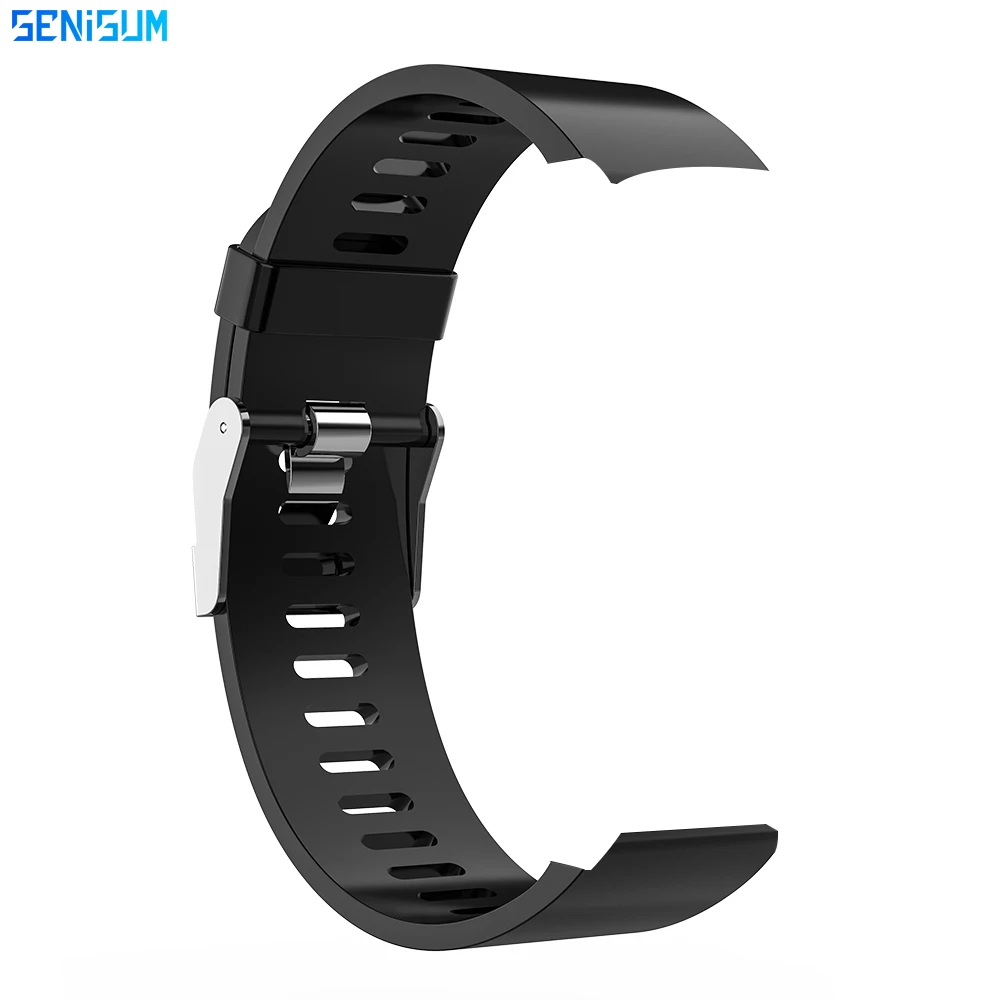 IP68 Rogbid Mutig Bro Original Ersatz Strap Echtem Leder Silikon Gürtel Für Smart Uhr 24mm breite