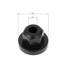 20Pcs Car Plastic Flange Nut Clips #3