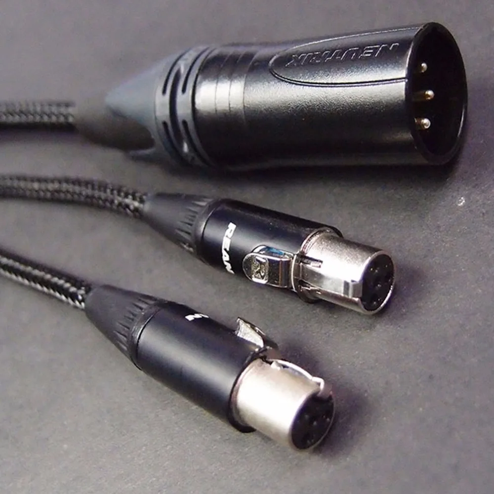 Thouliess Free Shipping Handmade 4pin XLR Balanced Male Upgrade Cable for LCD2 LCD-3 LCD-4 LCD-XC Headphones