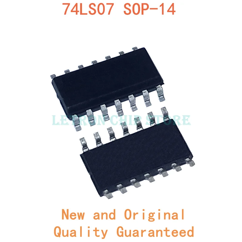 10PCS 74LS07 SOP14 74LS07D SOP-14 SN74LS07DR SOP 74LS07DR SOIC14 LS07 SOIC-14 SMD new and original IC Chipset