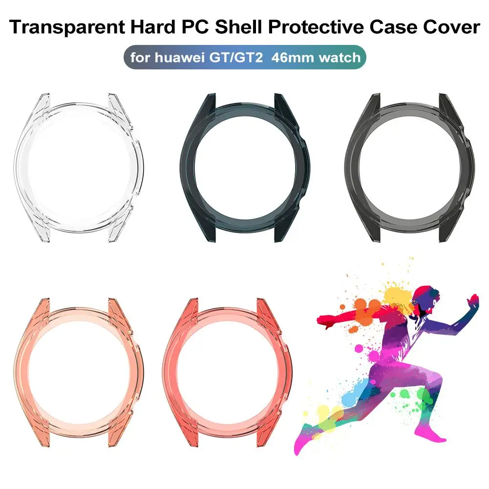 Чехол для Huawei Watch GT 2, мягкий силиконовый прозрачный защитный чехол из ТПУ для Huawei GT2, аксессуары для умных часов 46 мм