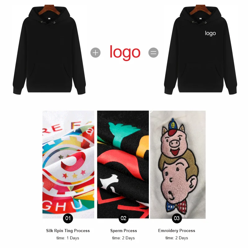 Sudadera con capucha de algodón y terciopelo para hombre y mujer, suéter con capucha de marca de equipo bordado con logotipo personalizado, estampado de texto fotográfico, ONECOOL