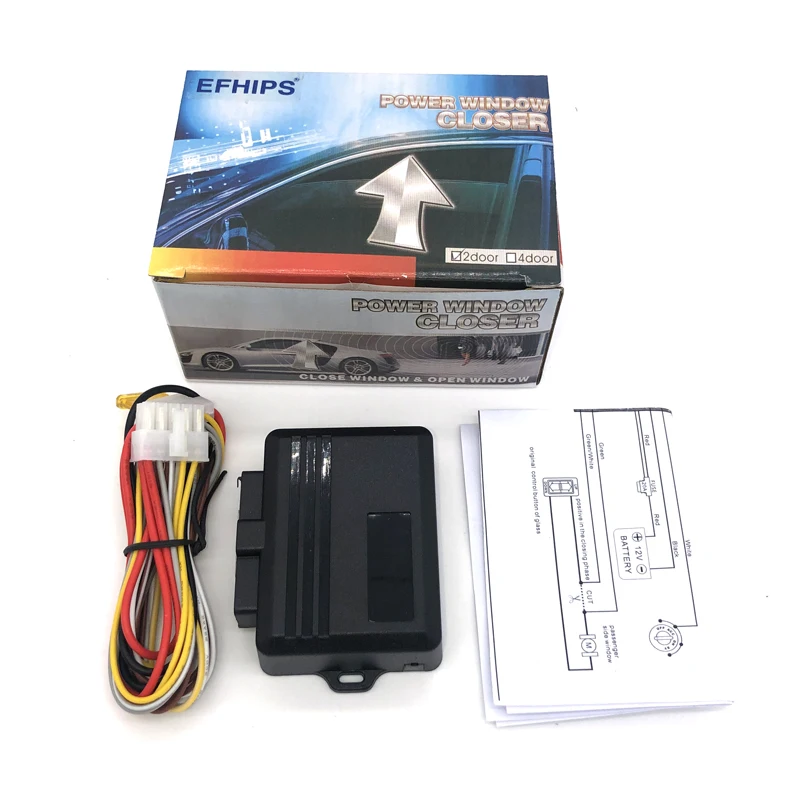 Универсальный автомобильный подъемник окон, 12 В, модуль сигнализации с возможностью установки на 4 двери и закрытия стекла
